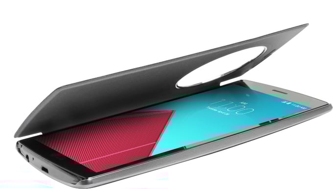 LG G4 QuickCircle Wireless Charge Cover Silver