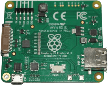 Raspberry Pi Touchskärm, 7", 800x480@60Hz