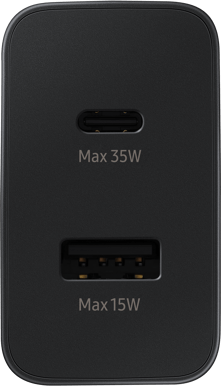Samsung Power Adapter Duo 35 W (USB-C) Svart
