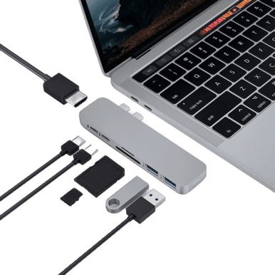 Hyperdrive 7-in2 USB-C Hub Rymdgrå