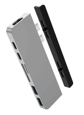 Hyperdrive 7-in2 USB-C Hub Silver