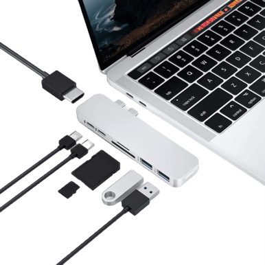 Hyperdrive 7-in2 USB-C Hub Silver