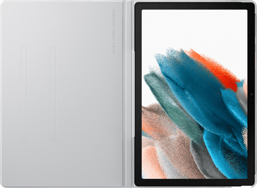 Samsung Galaxy Tab A8 Book Cover Silver