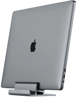 Satechi Vertikalt 2-i-1 laptopstativ Rymdgrå