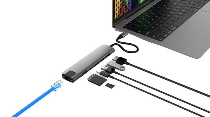 Hyperdrive USB-C Hub 7 portar