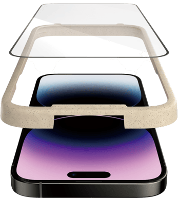 PanzerGlass iPhone 14 Pro Ultra-Wide Fit w/Applicator
