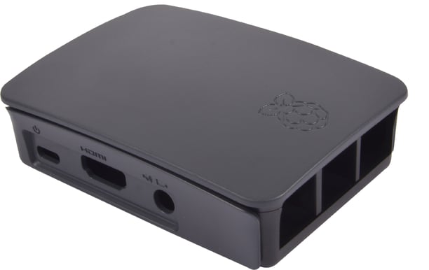 Chassi till Raspberry Pi, Pi 3 -Svart/Grå