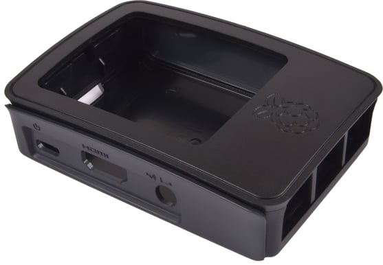 Chassi till Raspberry Pi, Pi 3 -Svart/Grå