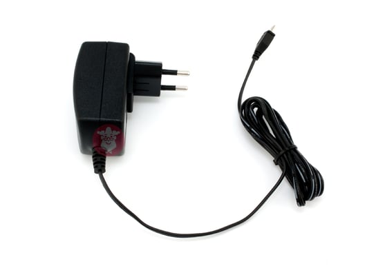 Strömadapter Raspberry Pi 3  microUSB 2,5A -Svart