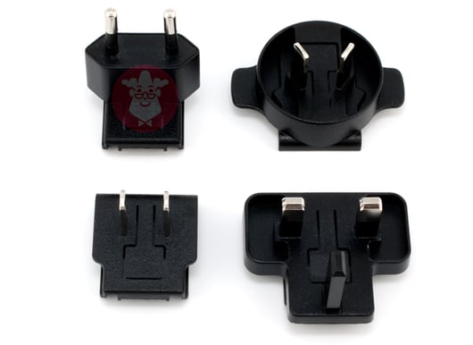 Strömadapter Raspberry Pi 3  microUSB 2,5A -Svart