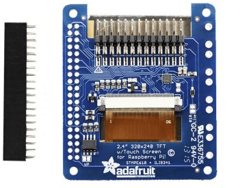 Adafruit PiTFT Mini, Pekskärm, 2.4", 320x240px