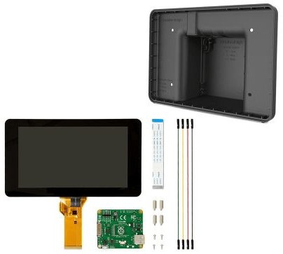 DesignSpark Touchskärm 7" 800x480@60Hz, Inkl Chassie, Svart
