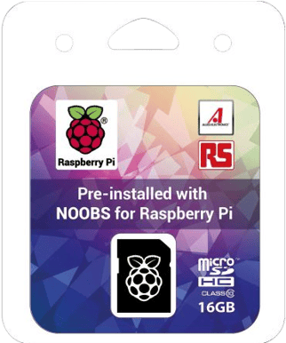 OKdo Raspberry Pi 4 SD Card With NOOBS 16GB Inet Se