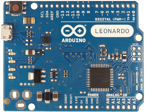 Arduino Leonardo Utan headers