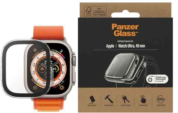 PanzerGlass Apple Watch Ultra (49mm) Full Body Transparent