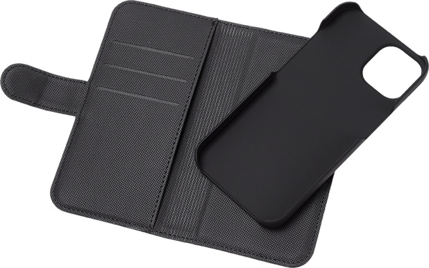 DELTACO Plånboksfodral 2-i-1 iPhone 13/14