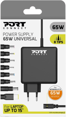 PORT Designs Notebookladdare Universal 65W.