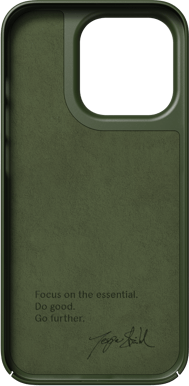 Nudient Thin Case MagSafe iPhone 14 Pro Pine Green