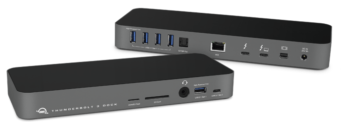 OWC Thunderbolt 3 Dockningsstation Rymdgrå