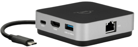OWC 6-Port USB-C Travel Dock 100W- Rymdgrå