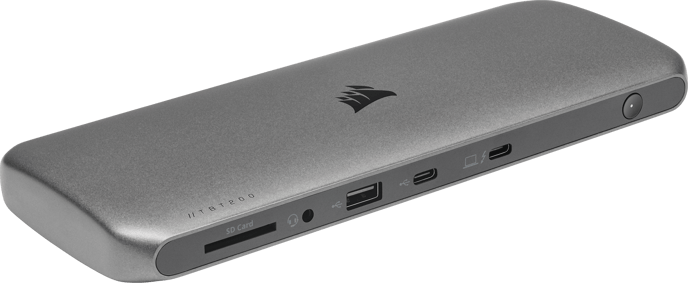 Corsair TBT200 Thunderbolt 4  Dockningsstation 10 portar Silver