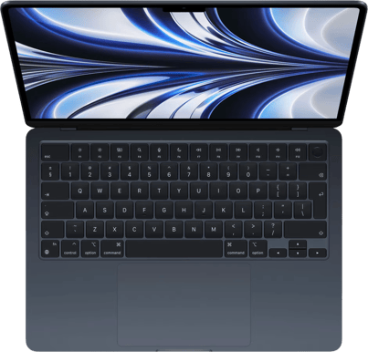 Apple MacBook Air (2022) - 13,6" | M2 | 16GB | 512GB | Midnatt