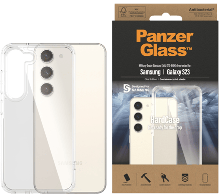 PanzerGlass Galaxy S23 HardCase Svart