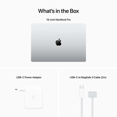 Apple MacBook Pro (2023) -  16,2" | M2 Max | 32GB | 1TB | Silver