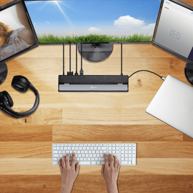 J5Create USB-C Triple Display Dockningsstation 13 portar
