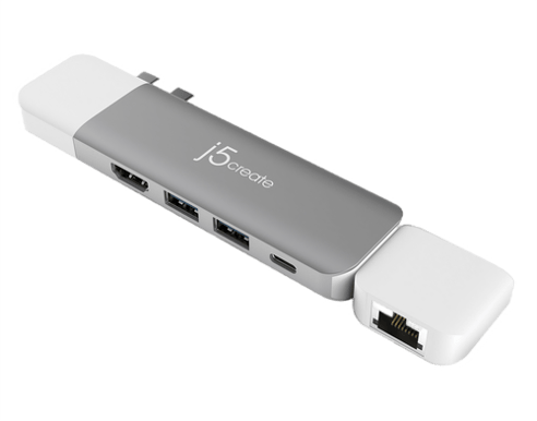 J5Create USB-C Multidisplay Modulär dockningsstation