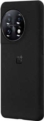 OnePlus 11 Sandstone Bumper Case Svart