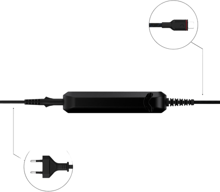 Unisynk USB-C strömadapter för Laptop 100W