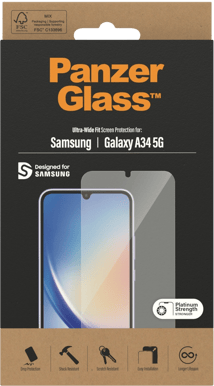 PanzerGlass Galaxy A34 Ultra-Wide Fit
