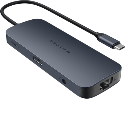 Hyperdrive 10-in-1 USB-C Hub Midnattsblå