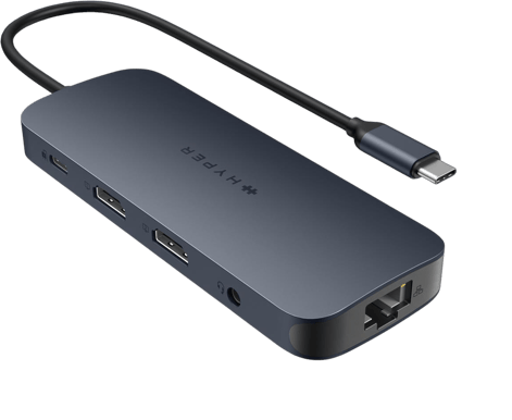 Hyperdrive 11-in-1 USB-C Hub Midnattsblå