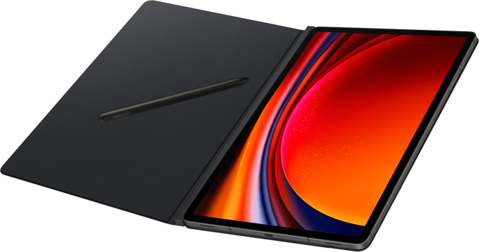 Samsung Galaxy Tab S9+ Book Cover Svart