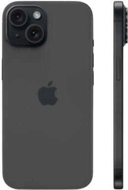 Apple iPhone 15 (256GB) Svart