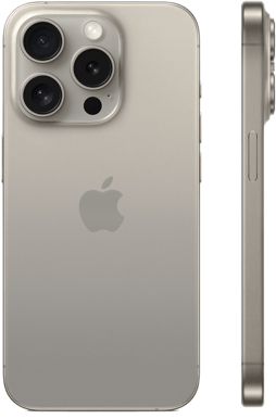 Apple iPhone 15 Pro (256GB) Naturlig titan