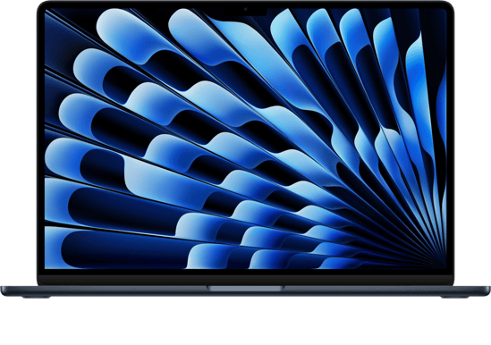 Apple MacBook Air (2024) - 15,3" | M3 | 16GB | 256GB | Midnatt