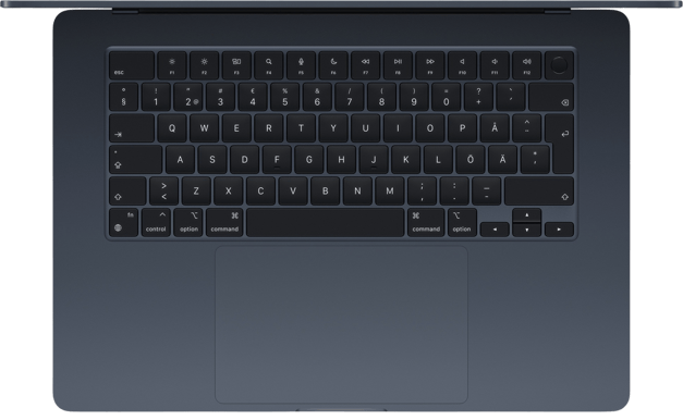 Apple MacBook Air (2024) - 15,3" | M3 | 16GB | 256GB | Midnatt