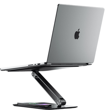 ALOGIC Elite Power Laptopstativ med trådlös laddning