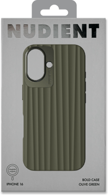 Nudient Bold Case Magsafe iPhone 16 Olive Green