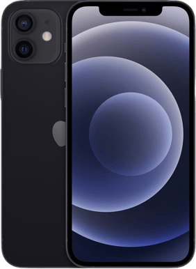 Apple iPhone 12 (64GB) Svart REFURBISHED - A Grade