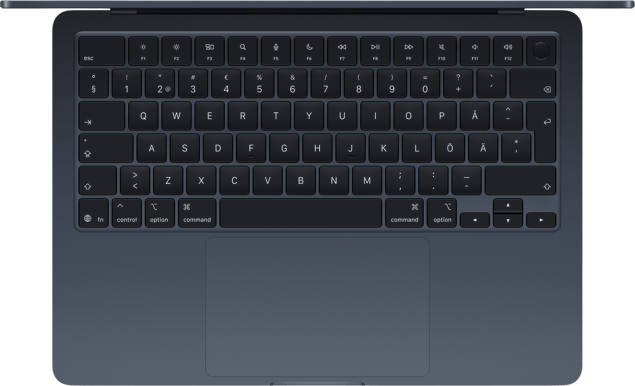 Apple MacBook Air (2025) - 13,6" | M4 | 16GB | 256GB | Midnatt