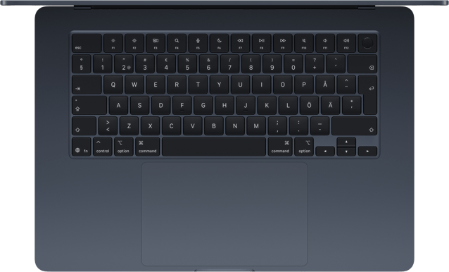 Apple MacBook Air (2025) - 15,3" | M4 | 24GB | 512GB | Midnatt