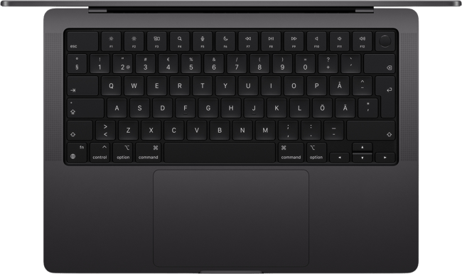 Apple MacBook Pro (2024) -  14,2" | M4 Max | 128GB | 2TB |  Nanotextur | Rymdsvart