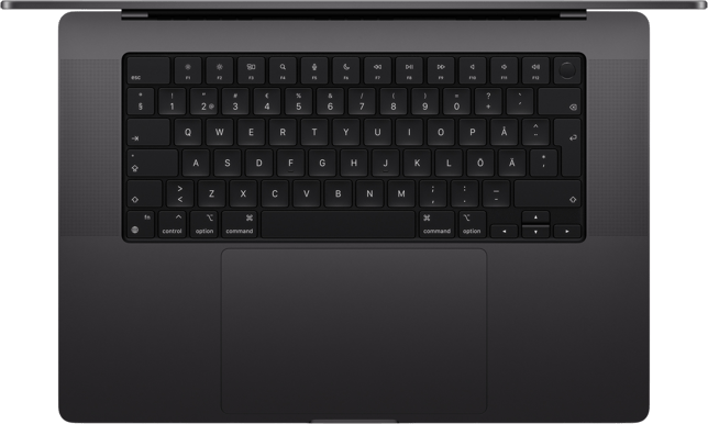 Apple MacBook Pro (2024) -  16,2" | M4 Max | 128GB | 2TB | Nanotextur | Rymdsvart