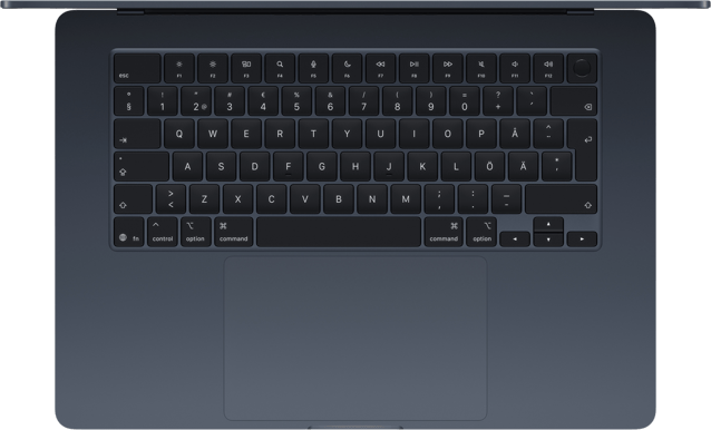 Apple MacBook Air (2025) - 15,3" | M4 | 32GB | 512GB | Midnatt