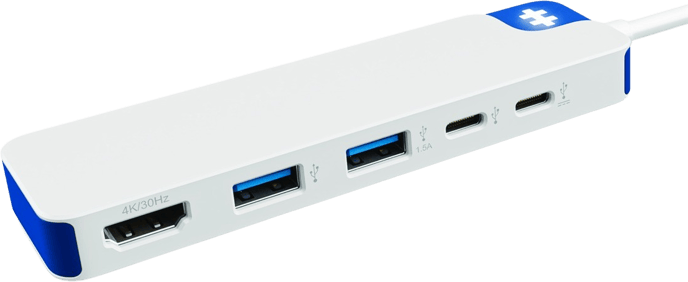 HyperDrive Flex 5 Port USB-C Hub - Blå/Vit