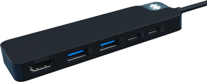 HyperDrive Flex 5 Port USB-C Hub - Svart